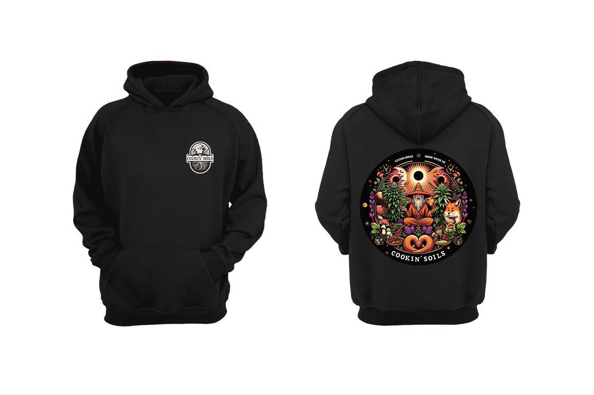 Sudadera Negra Druida Fem