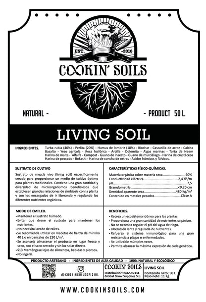 Sustrato Living Soil